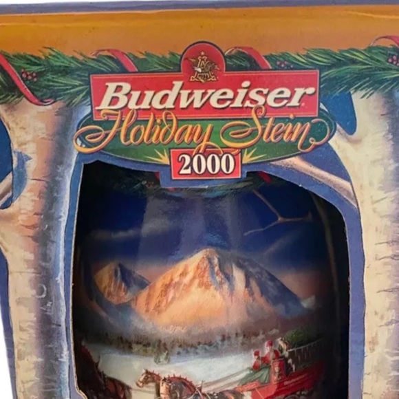 Budweiser 2000 Holiday Stein - Picture 5 of 5